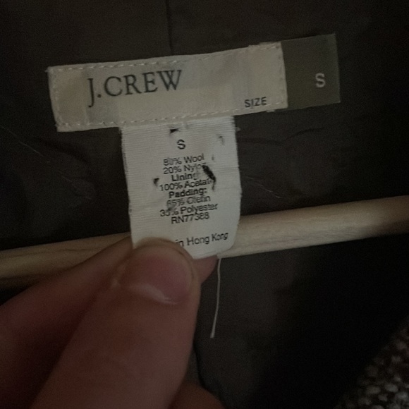 J Crew Herringbone Wool Peacoat - Picture 4 of 4